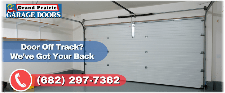 Garage Door Off Track Grand Prairie TX (682) 297-7362